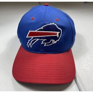 Vintage Twins Buffalo Bills Snapback Hat Adult OS Blue 90s NFL Football